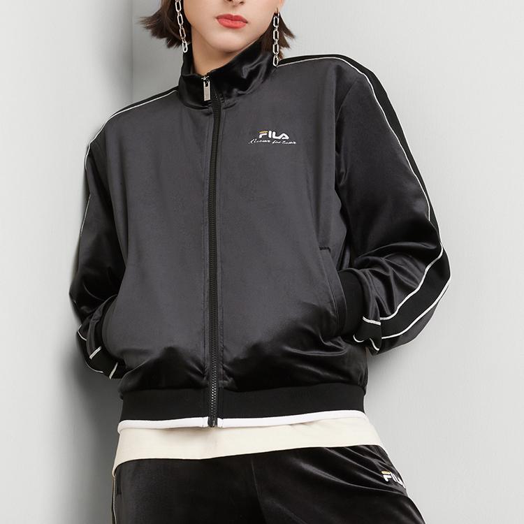 New FILA Jackets Women's Jet Black F11W218506F-BK
