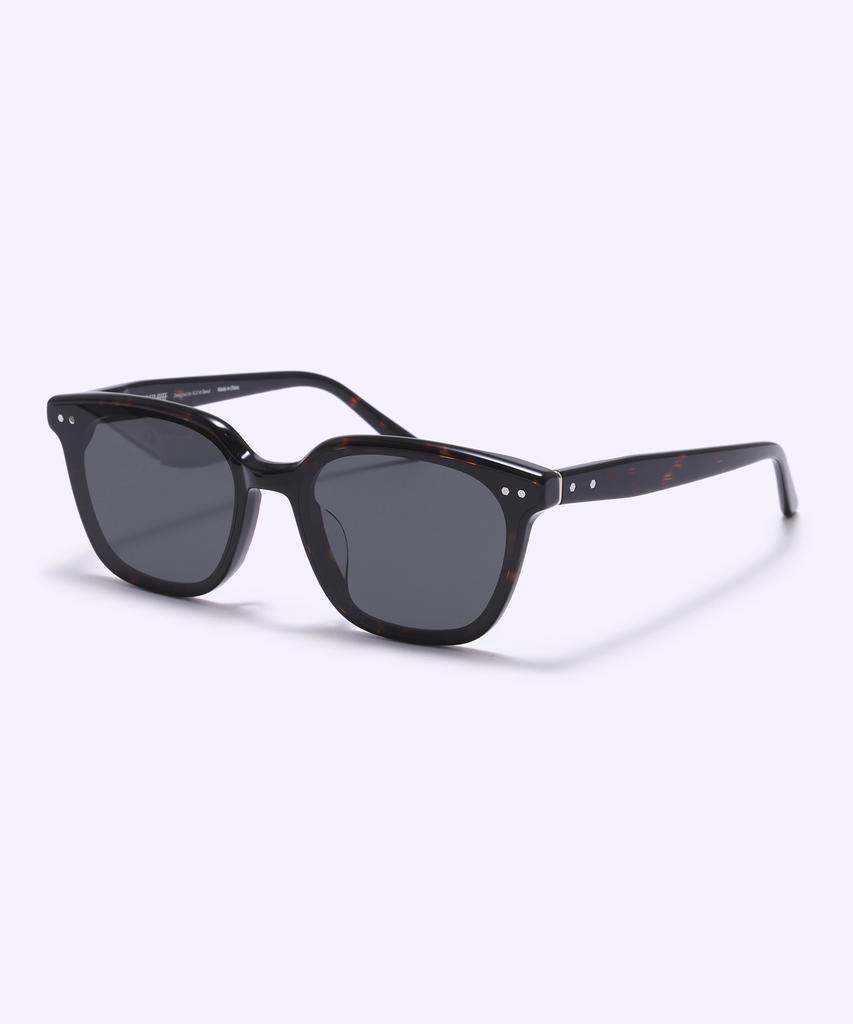 Alloaiweeo [Silverbite] Sbs1603 1818G Flat Bar Square Tortoise Sunglasses