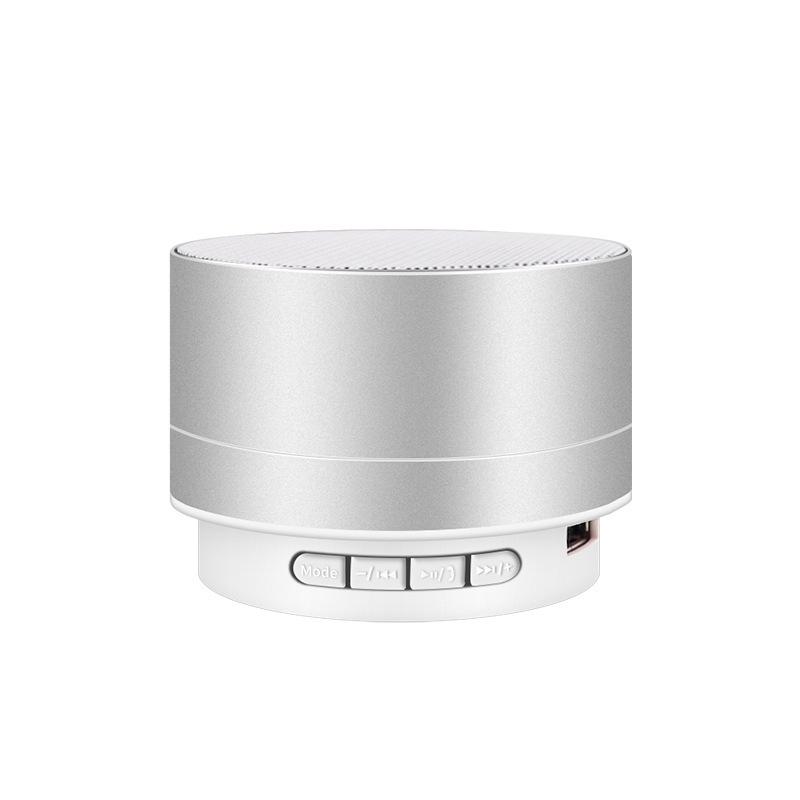 A10 Mini Metal Bluetooth Speaker with Subwoofer, USB, Wireless, and Card Support for Mobile, Computer, and Laptop.