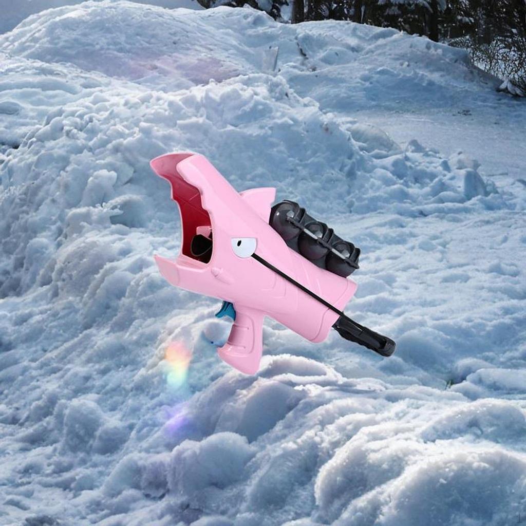Sněhová koule Launching Maker Funny Snow Play Tool Přenosná hračka se žralokem Boj
