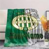 1 Stück Ferencv Rosi Torna Club Fahne Benutzerdefinierter Name Gemustert Flanell Decke Geeignet für Alle Jahreszeiten Für Heimdeko Wärme Und Komfort Geschenke Feiertagsgeschenk