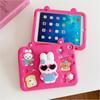 For Samsung Galaxy Tab A9 A11 Plus 8.7 11 Inch Cute 3D Cartoon Miffy Rabbit Stand Tablet Silicone Tablet Protective Case