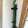 1PCS Wall-Mounted Corner Tool Storage Rack, Drill-Free Pole Organizer for Garage Studio Yard, Broom Mop Long Handle Tool Holder,