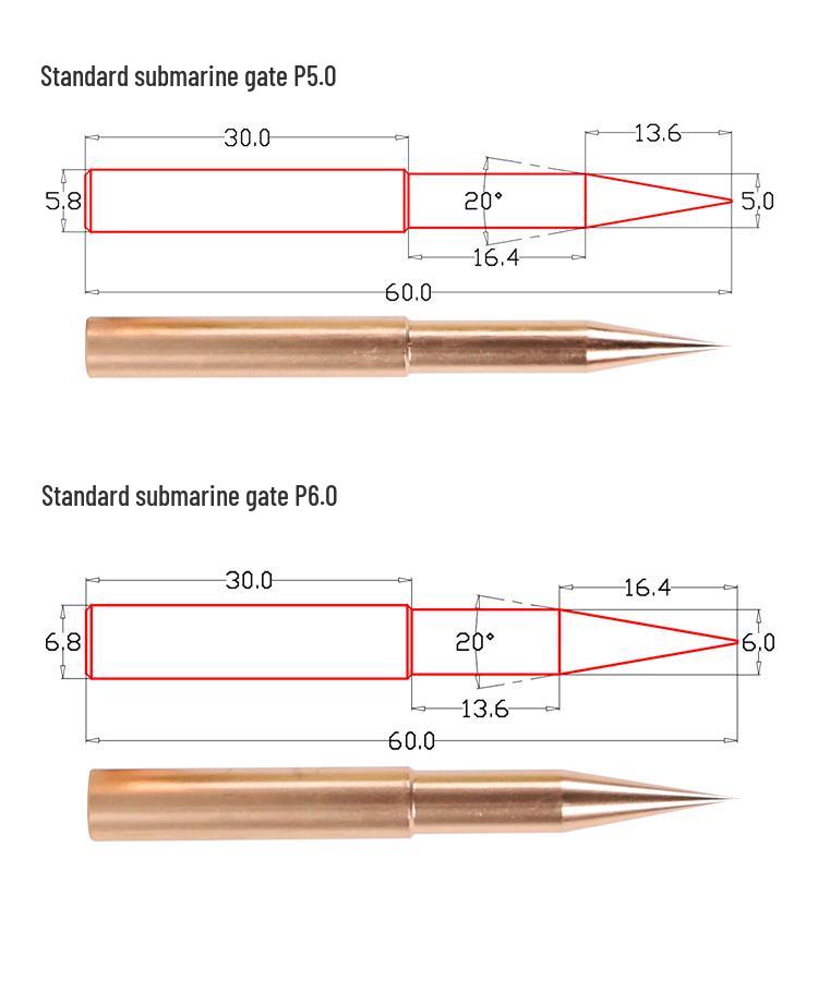 EDM Copper Electrode Rod - Fine Gate Submarine Red Copper