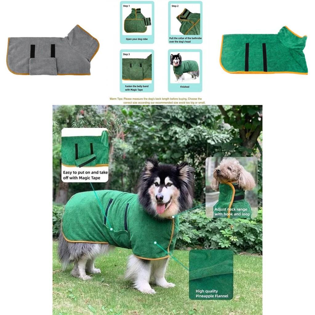 Weicher Faserhundebademantel Ideal für kleine und große Hunde Großhandel Haustierhandtuch