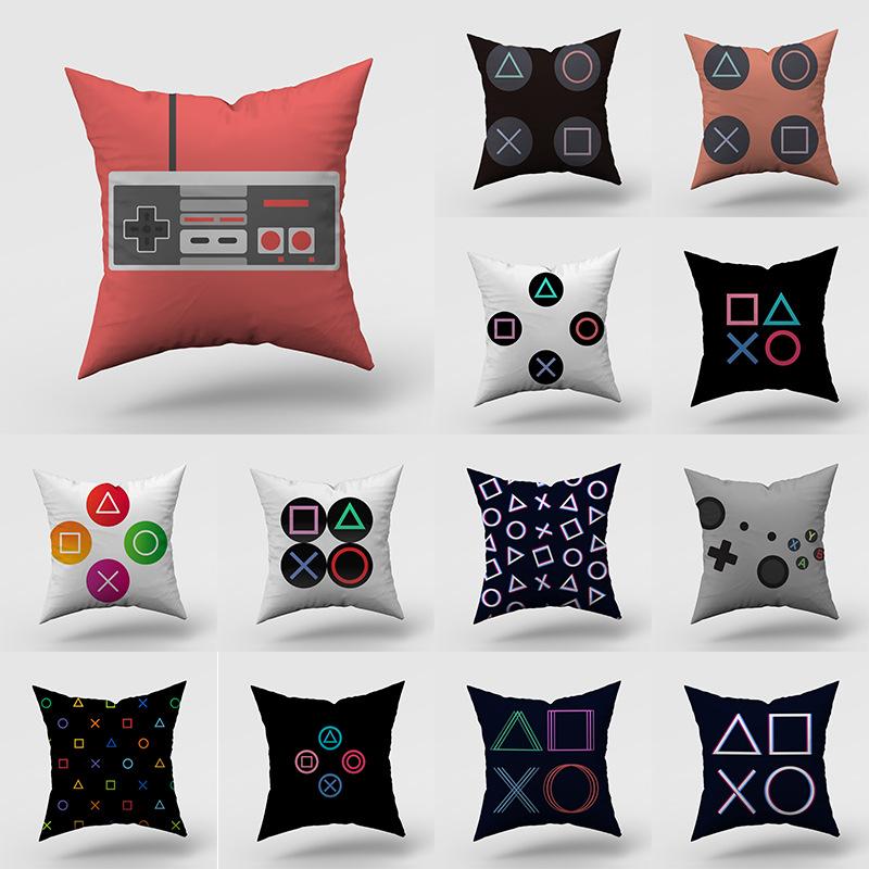 Game Controller Button Pillow Case Home Sofa Pillow Cushion Cover