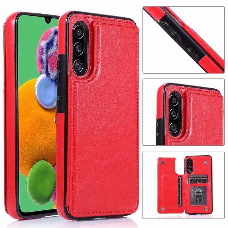 

Wallet Leather Case For Samsung S21 S20 FE Ultra S10 S9 S8 Plus S7Edge Back Flip Cover For Galaxy A10S A20S A21 Card Slots Coque For Samsung S7