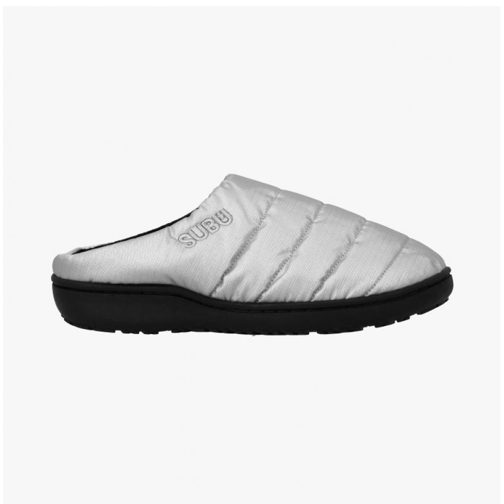 Subu F Line Silver Fleece Padding Slipper Sb 32