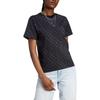 (WMNS) Adidas Trefoil Monogram Tee Asia Sizing 'Black' Women's II3180