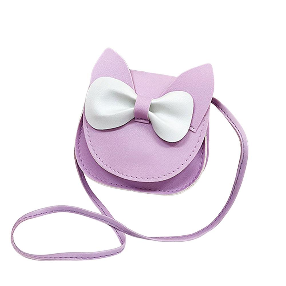 Portable Princess Kids Crossbody Bag Bow Cartoon Mini Shoulder Bags Kids Small Bag Children