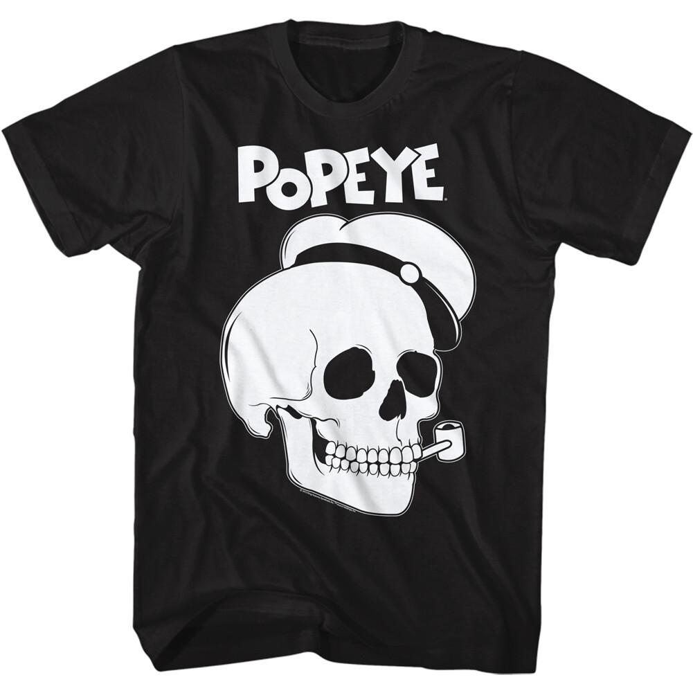 Popeye The Sailor Man Classic Cartoon Popeye Hat Skull & Pipe Men s T Shirt S разноцветный