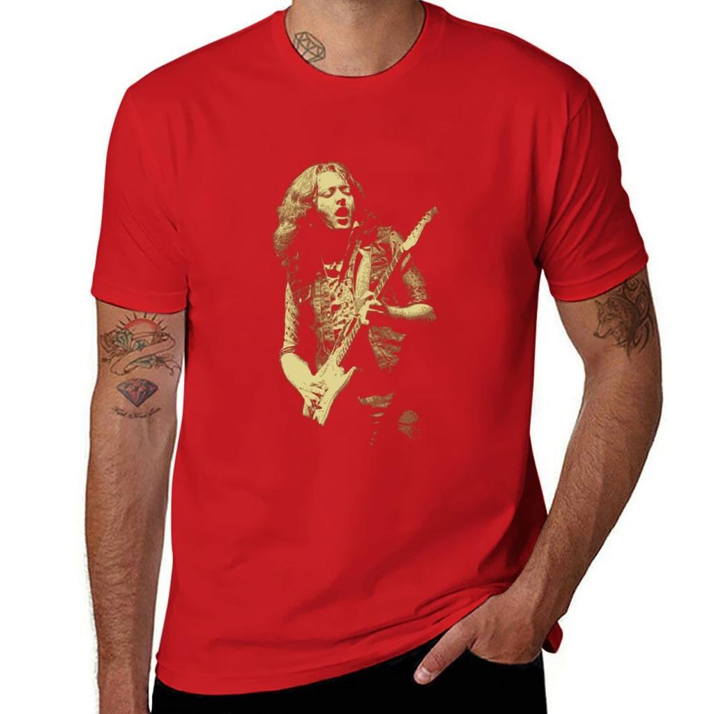 Rory Gallagher Tshirt Summer Top Animal Prinfor Boys Quick Drying Plain Men Clothes