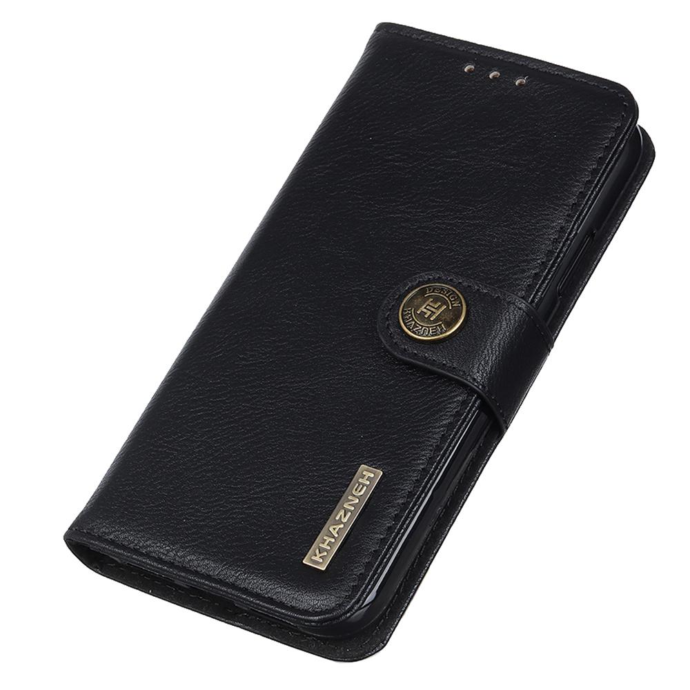 KHAZNEH For Samsung Galaxy A35 5G Leather Cases Stand Cowhide Texture Phone Cover Wallet