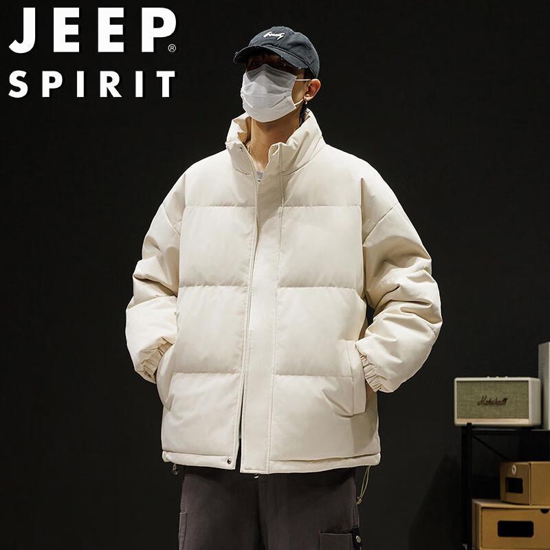 

JEEP SPIRIT Men s Casual Stand Collar Padded Jacket 3XL