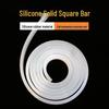 White High-Temperature Resistant Silicone Sealing and Anti-Collision Strip