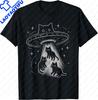 Retro Vintage UFO Desert Abduction Design | Alien Spaceship T-Shirt Mens Clothing Funny Shirt Print On Demand Camiseta Hombre