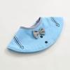 Baby Bibs Gentleman Tie Bandana Bib Cotton Soft  Degree Round Waterproof Baby Boys Girls Burp Cloths Feeding Accessories