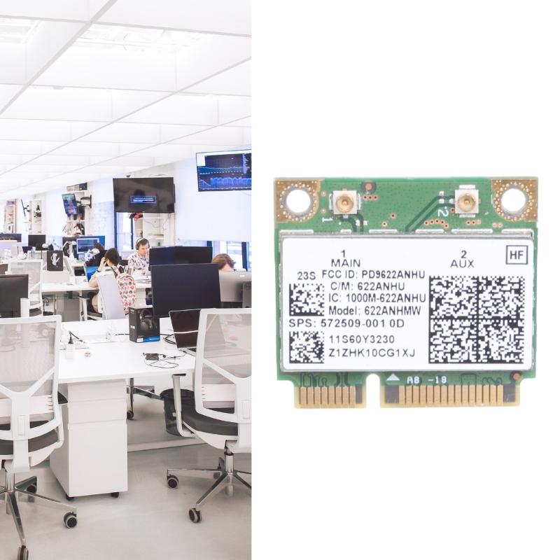 6200 622ANHMW 300Mbps 2.4G/5Ghz WiFi Card MINI PCIE 572509-001 60Y3231 for Thinkpad T410 T410i T510 T510i W510 T410s