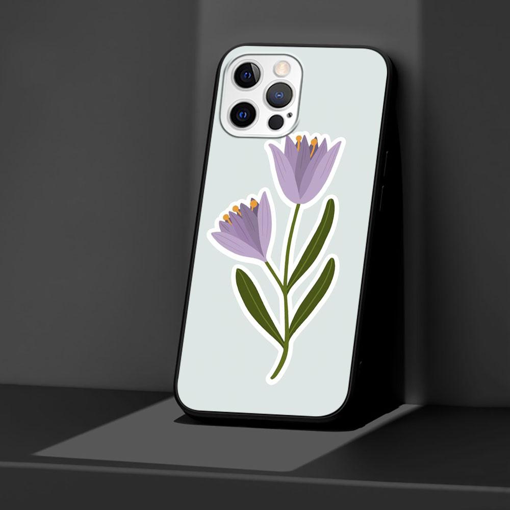 

Чехол с фиолетовым фоновым узором для iPhone 15 13 11 14 Pro Max 12 Mini 7 8 Plus XR X XS силиконовый чехол для телефона iPhone 13 Pro