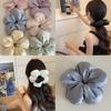 Flower Shape Elastic Hair Band Oversized Flower Flower Hair Rope Oversized Flower Scrunchie  Ladies