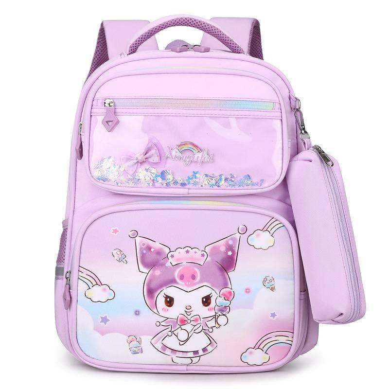 

Рюкзак для начальной школы женский новый свежий мультяшный милый рюкзак для девочки легкий нейлоновый большой вместимости рюкзак для девочки [Free Pencil Case]