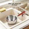 Wooden Handle Stainless Steel Mini Oil Pot Household Kitchen Pouring Oil Melting Butter Small Special Cooking Utensil