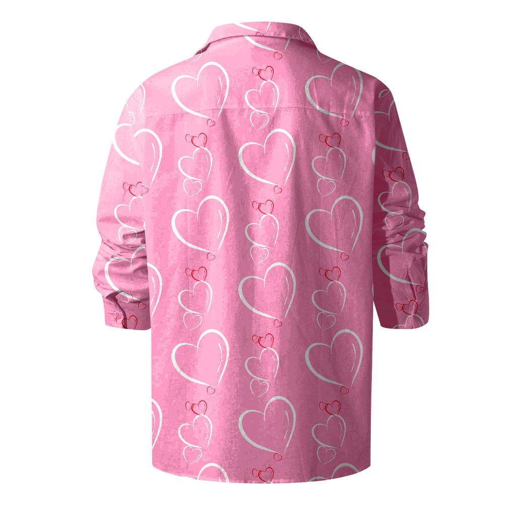 Designer Spring Summer Men's Casual 3D Halloween Printing Hawaii Shirt Blouse Long Sleeve Shirts