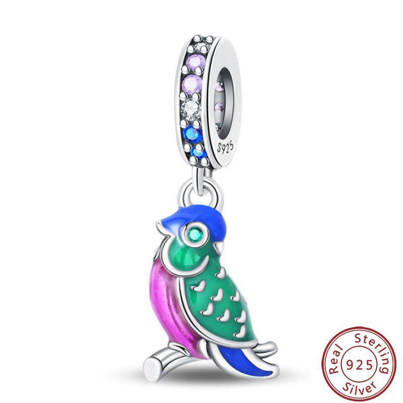 Copper Craft Parrot Elegant Hummingbird Owl Birds Stylish Design Beads 3Mm Handmade Fine Jewellery Gifts Making