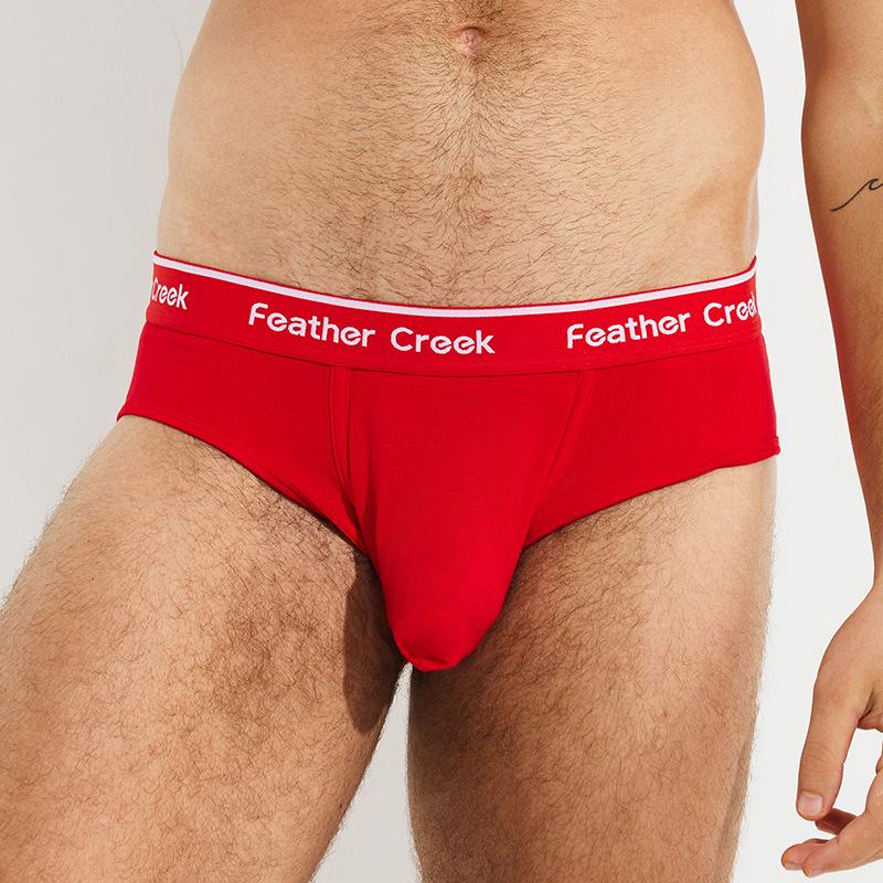 Ανδρικό εσώρουχο boxer με θήκη σε σχήμα U: Σέξι, Λεπτό, Τετράγωνο Σχέδιο με Μεγάλη Μπροστινή Θήκη