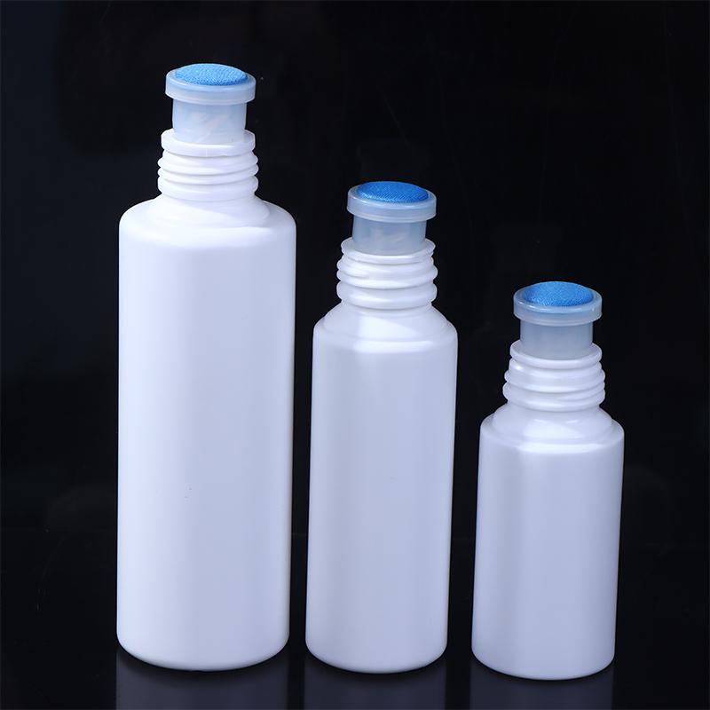 50/80/150Ml Refillable Sponge Head Applicator Plastic Empty Liquid Medicine Bottles Skin Care Scalp Hair Antipruritic Storage