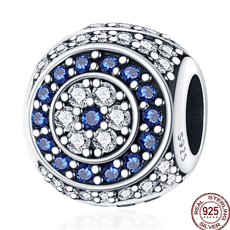 Copper Cross Bible Dove Holy Blessing Demon Eye Shiny Charm Bead Fit Pan Original Bracelet Diy Exquisite