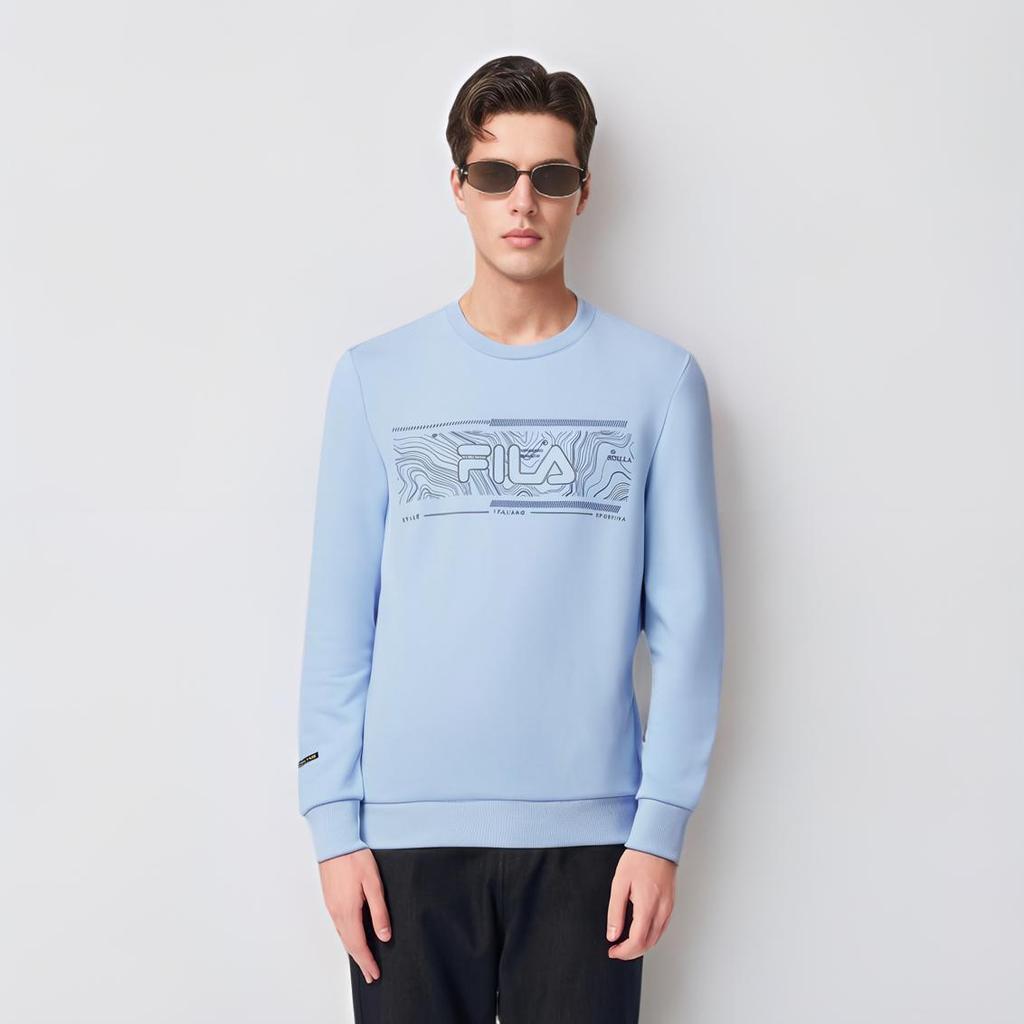 New FILA Sweatshirt Men's Infinite Blue F11M247201FLB