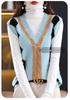V-Neck Color-Block Loose Layered Women's Vest for Autumn/Winter - Perfect Over Sweaters, Cardigans, Knitwear & Wool Outerwear