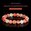 Women's Two-Color Koi Flower Crystal Bead Bracelet - High Quality Accessory