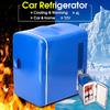 12V 4L Car Refrigerator Cooler Mini Fridge Car Home Small Household Boat Refrigeration Dormitory Outdoor Picnic Freezer Heater