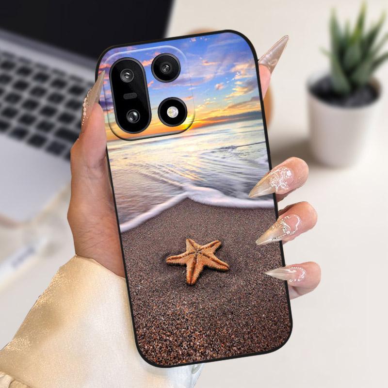 For OnePlus 15 Case 2025 Stylish Painting Shockproof Cover Soft Silicone TPU Bumper For One Plus 15 Oneplus15 PLK110 Phone Bags