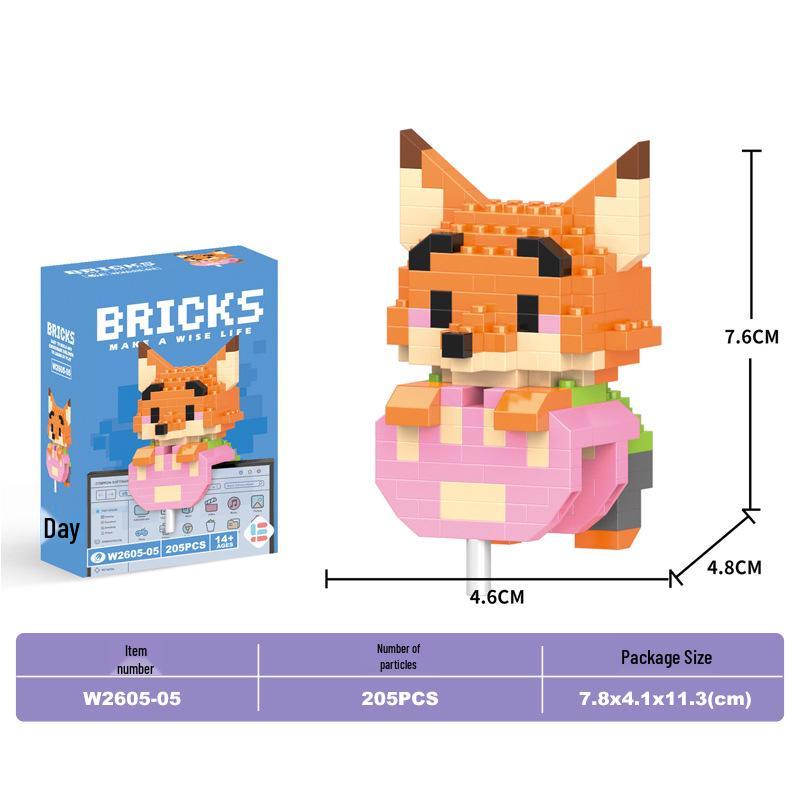 Santa Claus Micro Bricks Educational Toy - Compatible with LEGO, Building Blocks for Kids