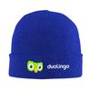 Duolingo Owl Duo  Winter Skullies Beanies Hat Warm Autumn Knitted Hats Bonnet Caps for Women Men