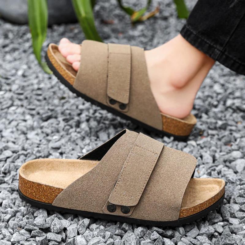 Fashion Men Shoes Outdoors Luxury Sandals for Men Breathable Thick Bottom Unisex Soft Non-slip Women Sandals Summer 2024 Beach Shoes