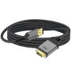 To VGA Connection Cable, 200CM, Supports 1080P Clearly and Efficient Video Transfers Soft Braid Cord