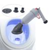 Bymaocar Reusable Sewer Dredge Air Drain Blaster Gun Pump High Pressure Durable Plunger Drainpipe Blasters Kitchen Clog Remover