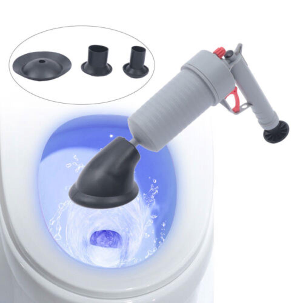 Bymaocar Reusable Sewer Dredge Air Drain Blaster Gun Pump High Pressure Durable Plunger Drainpipe Blasters Kitchen Clog Remover