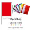 10Pcs 5 Color Decorative Flag Lightweight Flag Banner New Vertical Flag  Outdoor