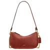 Bolso de Hombro con Cadena y Estampado de 24 Letras Waverly con Herrajes Metálicos Desgastados para Mujer Bolso de Hombro Terracota CDD78-B4AY