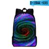Classic Popular Funny Tie Dye Notebook Backpacks Pupil School Bags 3D Print Oxford Waterproof Boys/Girls Laptop Backpacks