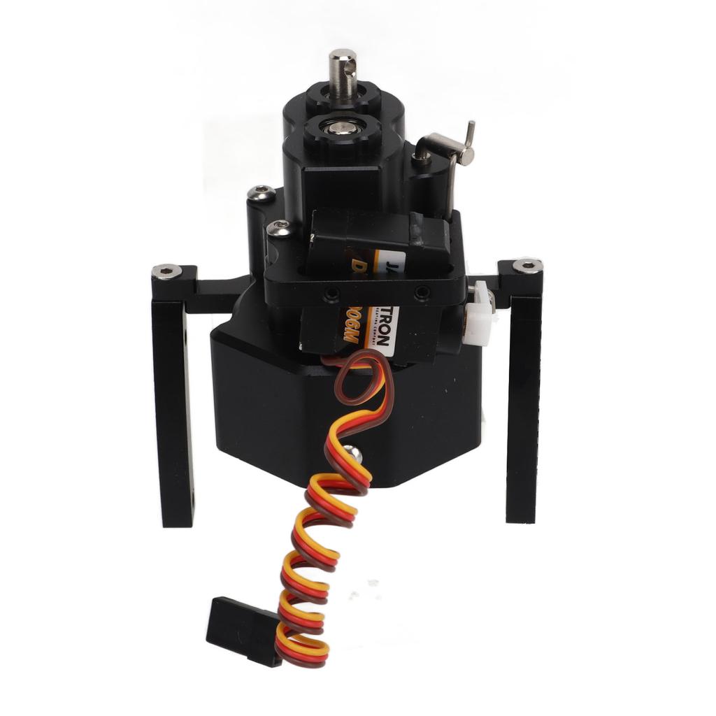 RC Gear Box Transfer Case Aluminum Alloy Anodize Accurate RC Gear Box Kit with Shaft for SCX10 1 10 313mm Wheelbase