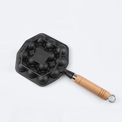 Yoshida Takumi 14-Hole Cast Iron Takoyaki & Egg Mold Pan (Set of 2)