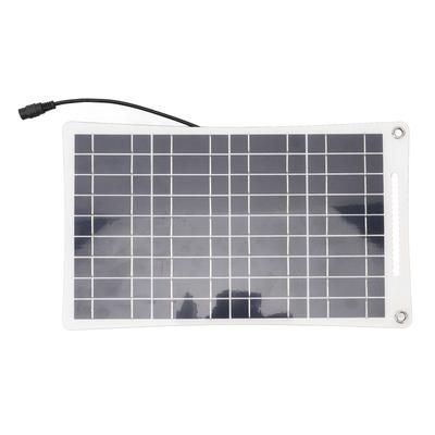 Solar Panel Charger 12W 18V Portable Dual USB Output IP65 Waterproof for 12V Battery Camping Hiking Travel