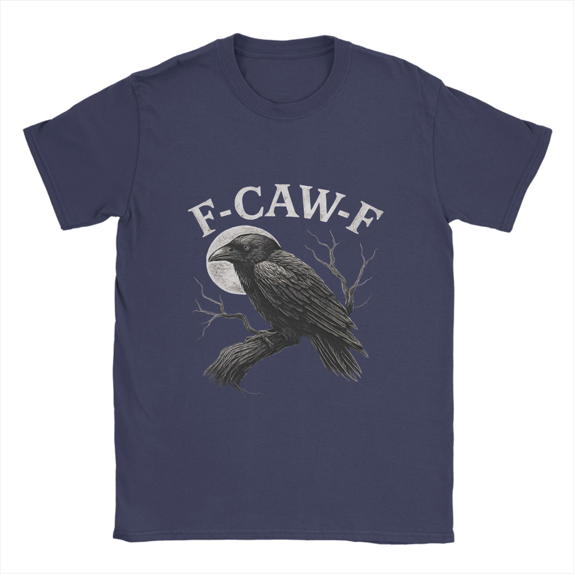 

Men Funny F Caw F Chicken T Shirt Pure Cotton Clothing Unique Short Sleeve Crew Neck Tee Shirt Big Size T-Shirt 4XL