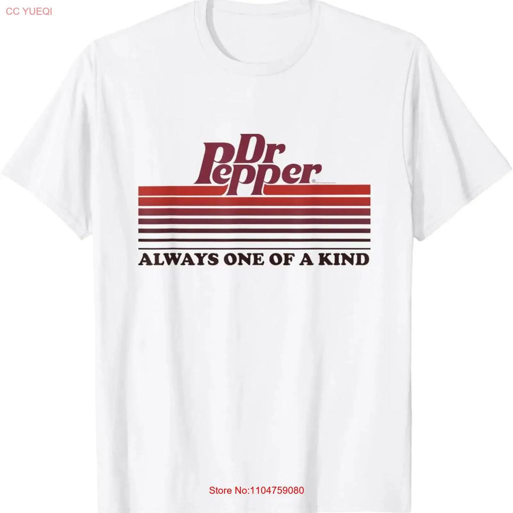Dr Pepper Vintage Always One Of A Kind Stripes T Shirt vintage Washed Unisex Stylish designer clothes streetwear fashion homme